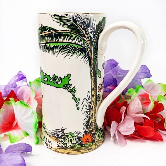 Vintage Grand Bahama Island Ceramic Mug Stein Souvenir Collectible - Picture 4 of 9